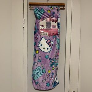 Hello Kitty Lavender Fleece Throw